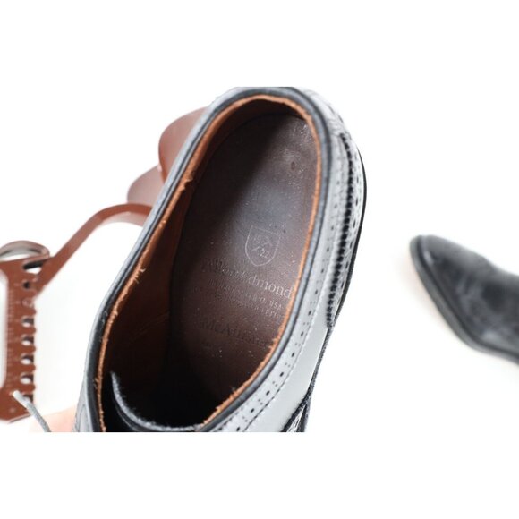 Allen Edmonds McAllister Mens 8 B Leather Brogue Oxford Wingtips Dress Shoes USA main image 4